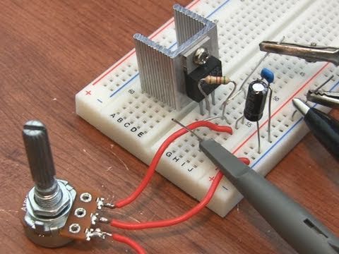 LM317 Adjustable Voltage Regulator Tutorial