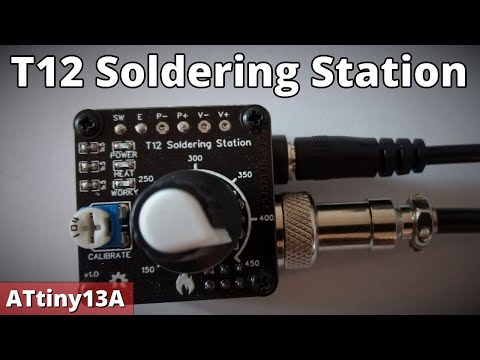 TinySolder - Mini T12 Soldering Station - ATtiny13A