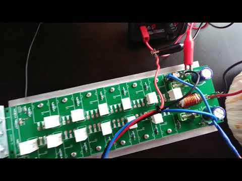 ACTRK600 Amplifier (12 N-Chanel Mosfet IRFP460) - first start