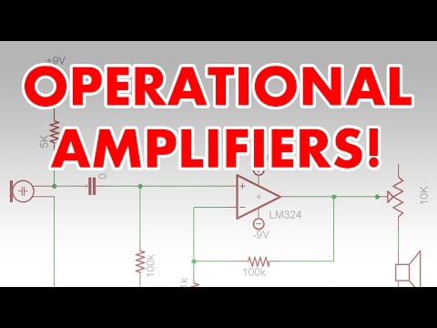 What is an op amp? Operational Amplifier tutorial & super spy microphone circuit