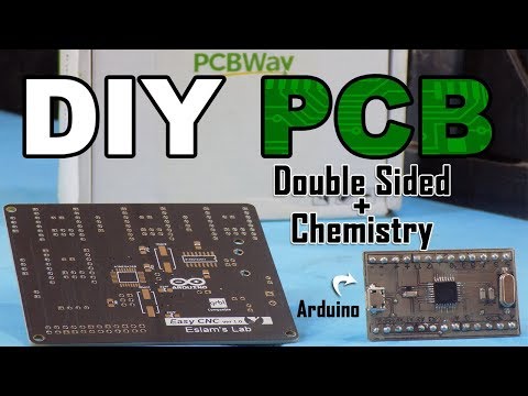 How to make double sided pcb at home - including pcb chemistry