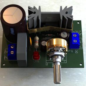 LM350T voltage regulator power supply 3A