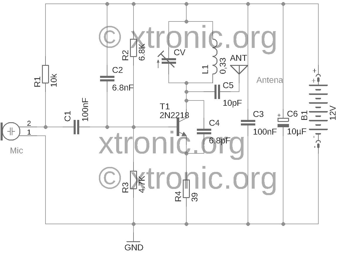 2 transistor fm transmitter