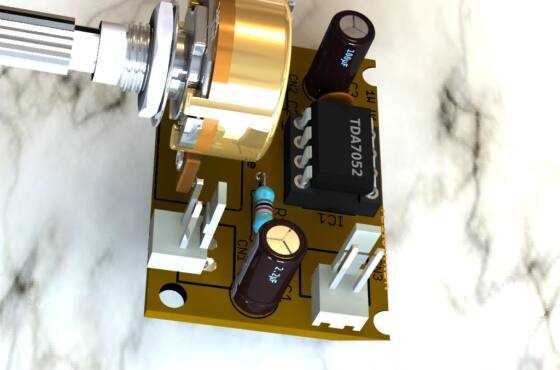 Tda7052 Mini Amplifier Btl