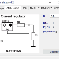 Lm317 (Lm150, Lm350) Current Regulator Calculator