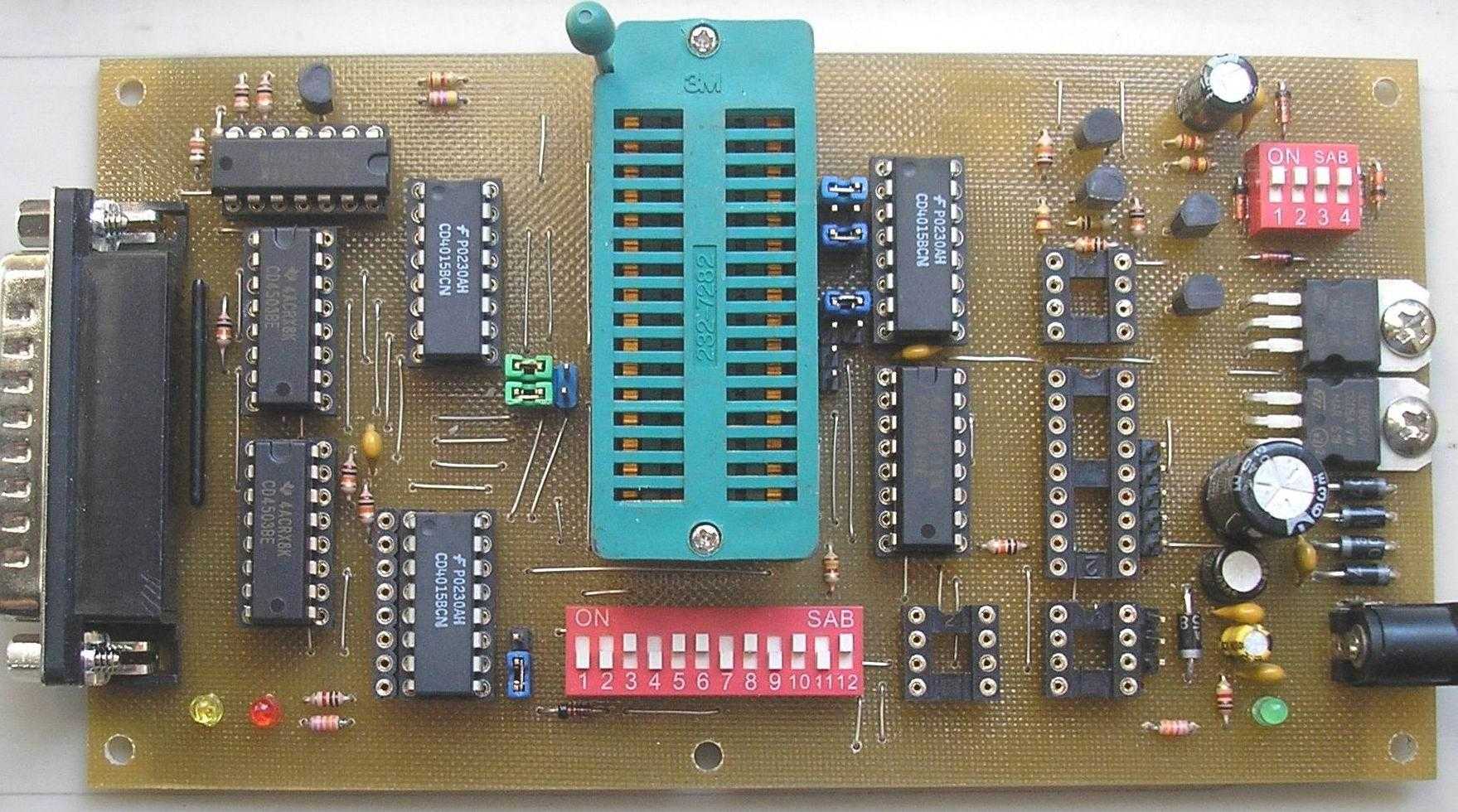 Serial Flash Memory Programmer Schematic