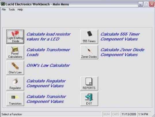 Download Lucid Electronics Workbench 1.02.0004