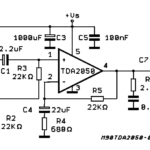 amplificador tda  2050  pcb  Xtronic