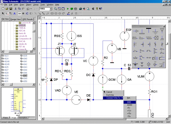 Download Rimu Schematic Electrical And Electronic Schematic Capture Software 