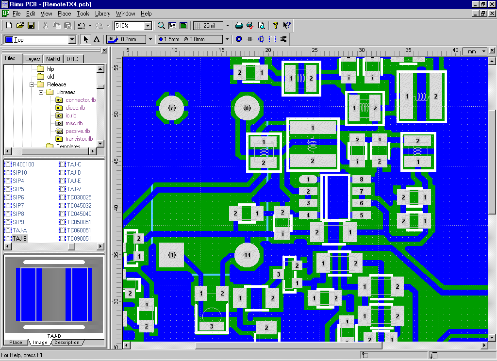 Protel 2.7 pcb design software