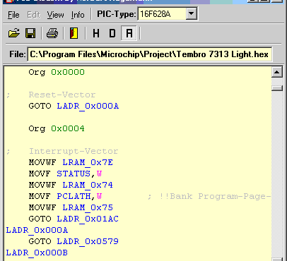 The Asm File Is Compatible With The Assembler From Microchip (Mplab Ide). It Supports The Pic10, Pic12 And Pic16