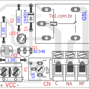Circuit sensor shadow (twilight) with ldr – lighting control