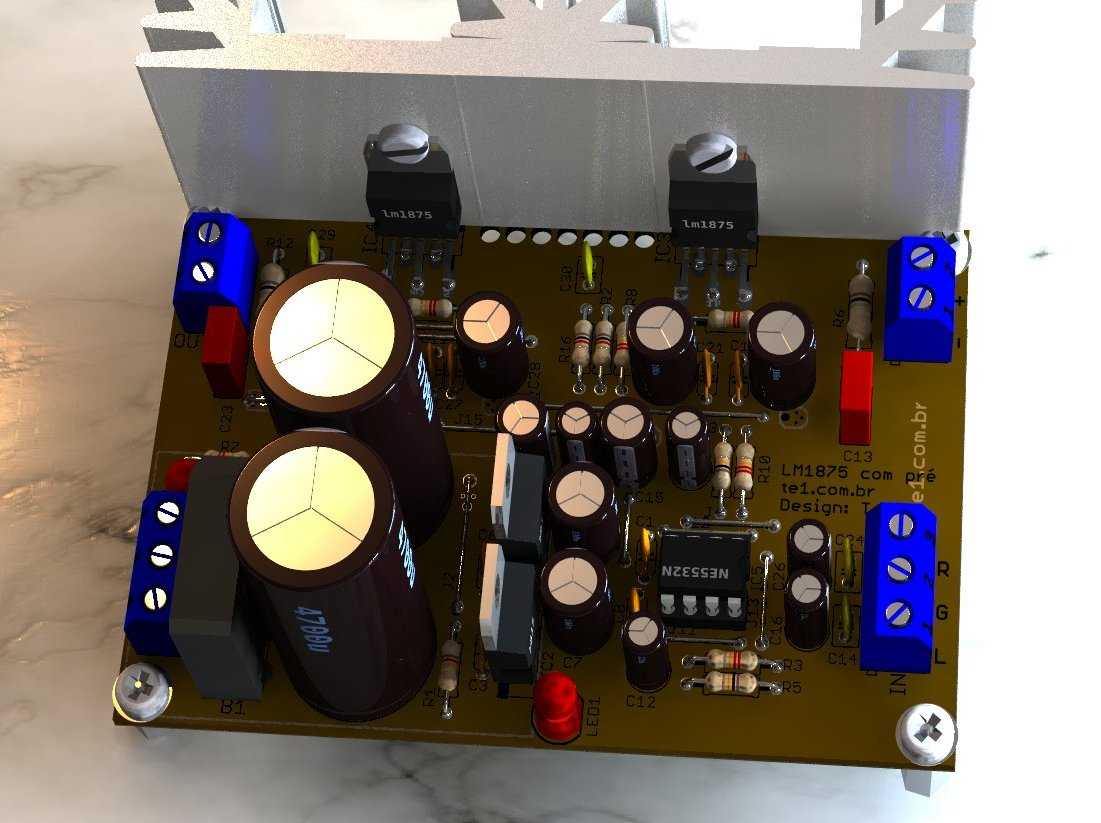 NE5532 Audio Power Amplifier Amp Assembled Board G008 LM1875