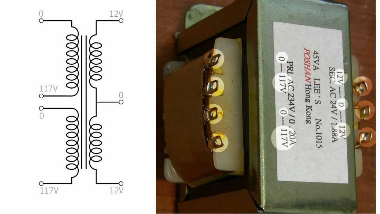 Video tutorial Electrical Transformer + AC to DC ... 110v to 220v breaker box wiring diagram 