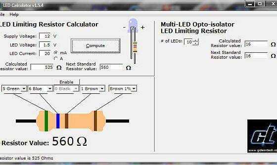 Download X24 Led Calculator Led Resistor Calculator