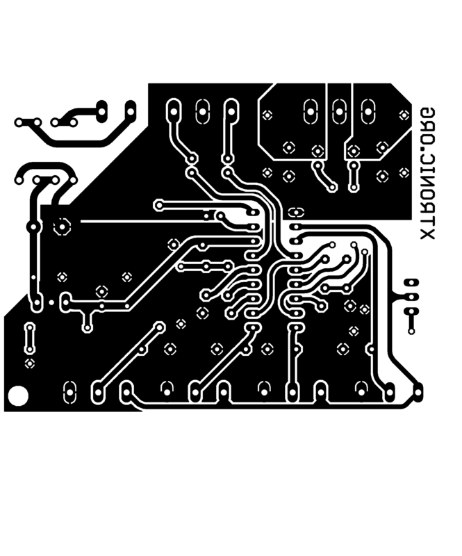 Pcb Layout Tda1524A Tda1524 Tone Control Circuit Diagram
