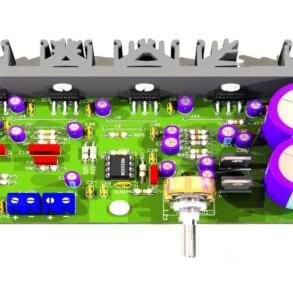 TDA2030 2.1 amplifier board subwoofer circuit diagram