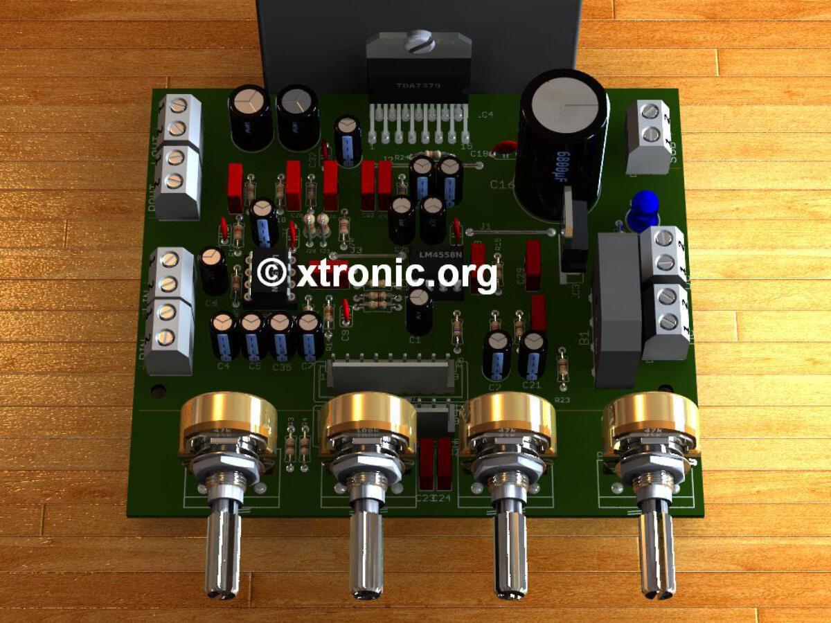 Skema Layout Pcb Tone Control - PCB Designs