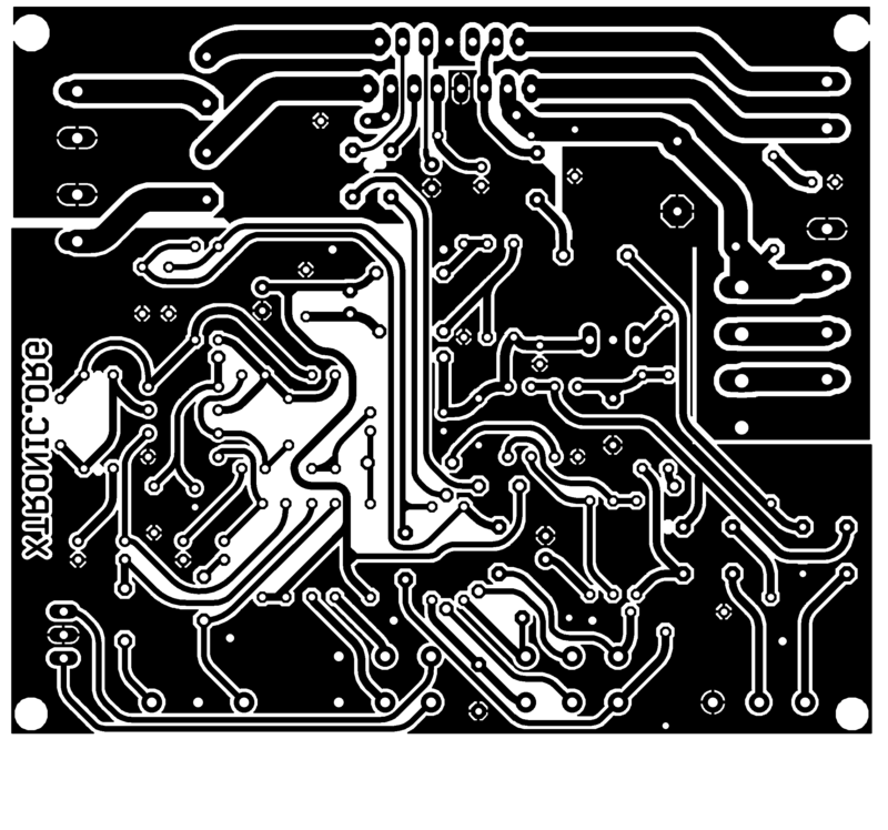 Pcb Tda7377 2.1 Amplifier Circuit Diagram With Pcb Stereo 2.1 + Bass Channel