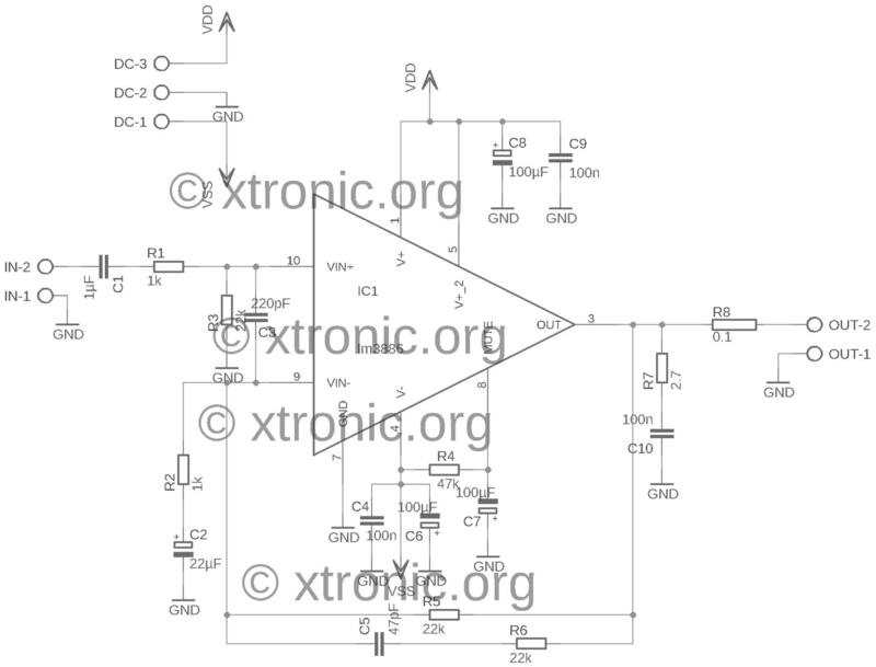Schematic Lm3886 Amplifier Board Circuit Diagram #Minimus Gainclone 70W