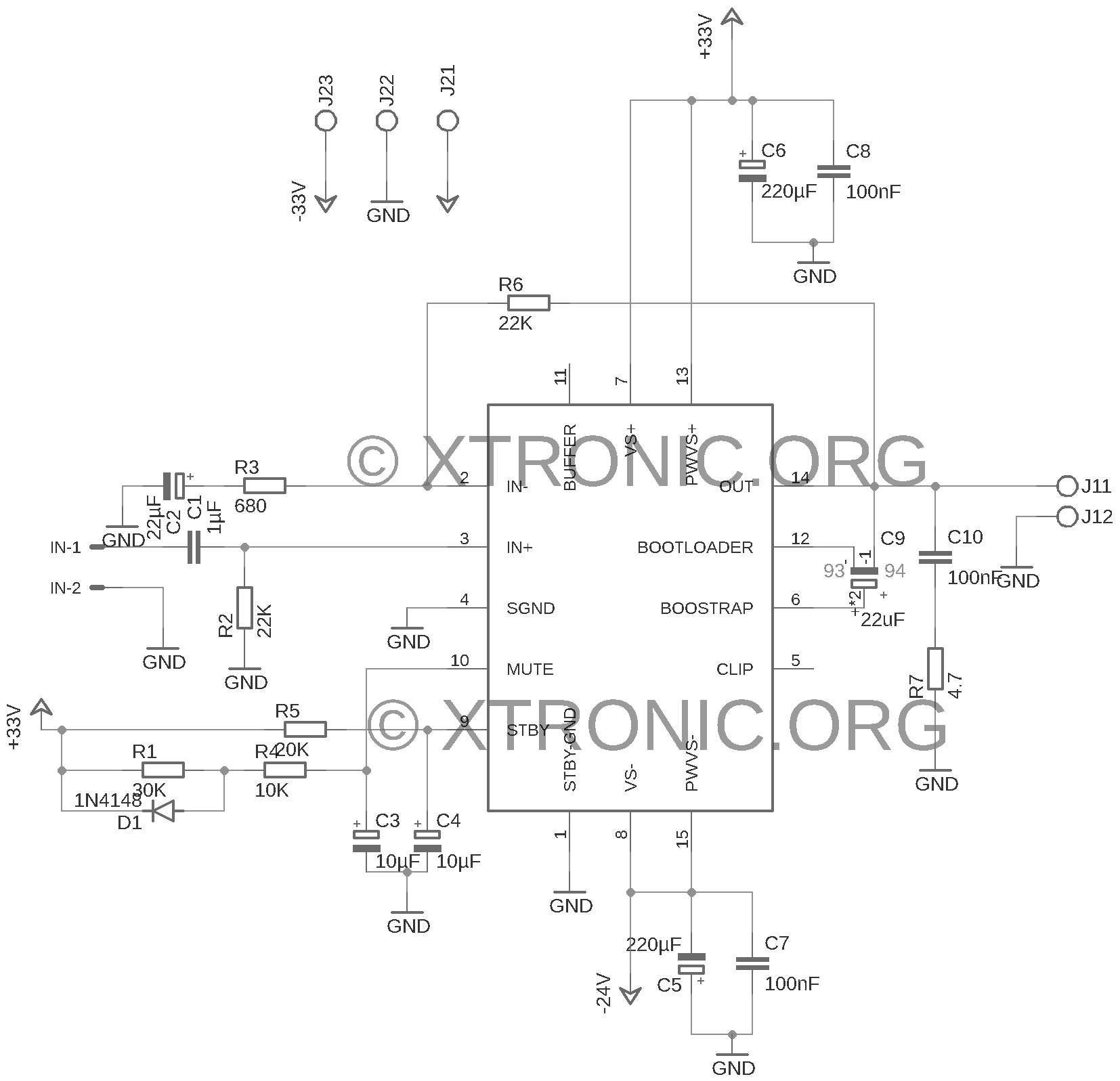 Circuit Power Audio Amplifier Ic Tda2002: Audio Power Amplifier With IC TDA7294 Or TDA7293 –