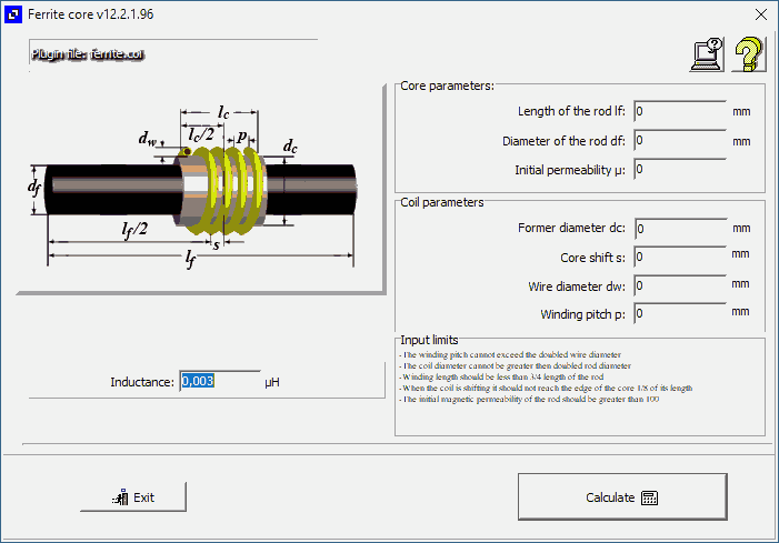 Download Coil32 Free Software Calc Coil Inductor