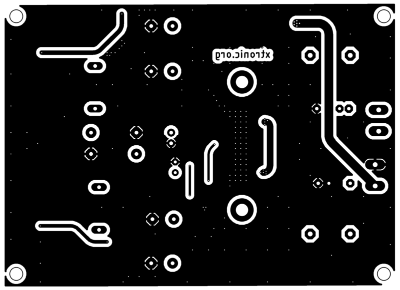 Circuit Diagram Tpa3116D2 Amplifier Board Pcb Bottom