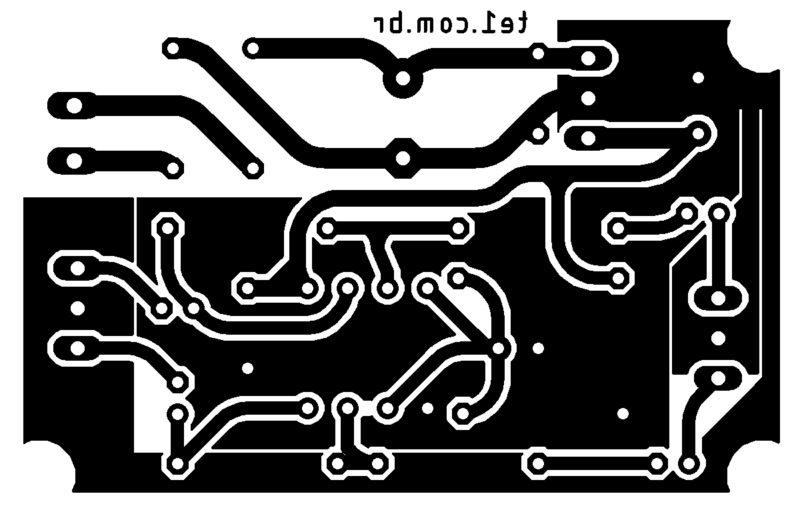 Preamplifier Circuit Diagram With Op-Amp Pcb Bottom
