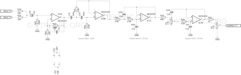 Tda7294 2.1 Tda7293 2.1 Power Amplifier Circuit Subwoofer Filter