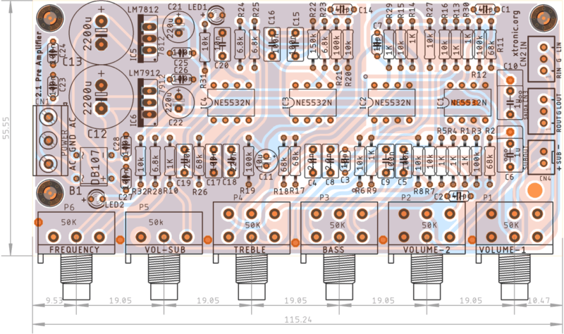 Preamplifier Components View Tone Control